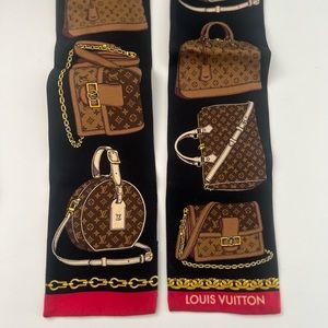 Louis Vuitton Bandeau “Tribute to Bandeau” M76235 Black, Brown, Red